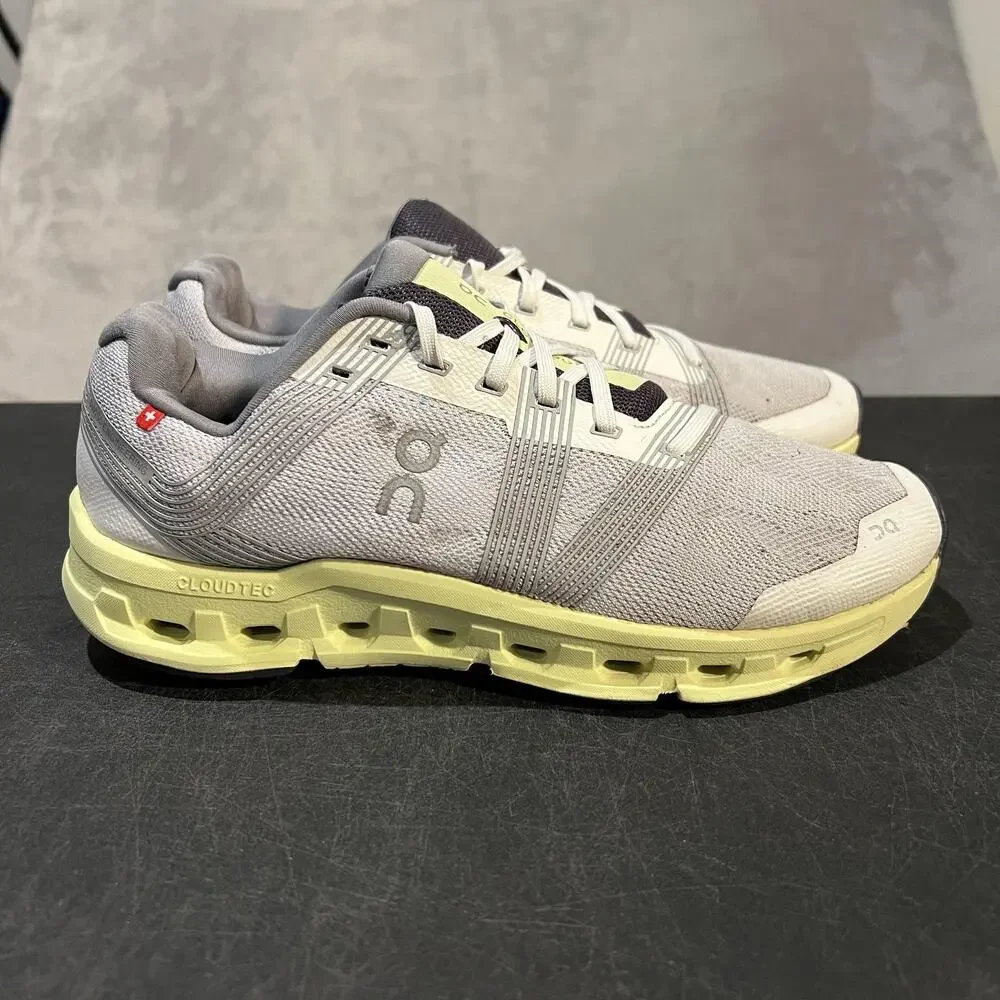 On Cloudgo CloudTec Running Shoes Womens 9.5 Frost Hay Sneakers Athletic